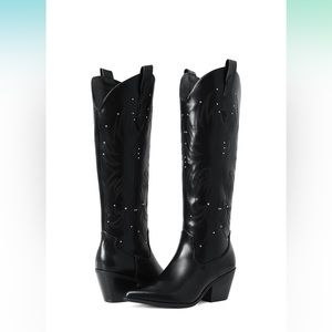 Black cowgirl boots